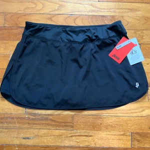 NEU Penn Damen groß schwarz Workout Spike Skort Seite Stretch Dri-Motion schmal - Bild 1 von 8