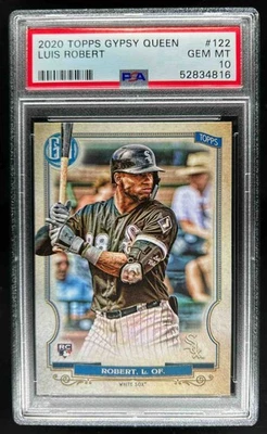 2020 Topps Gypsy Queen Luis Robert RC Rookie #122 White Sox PSA 10 - Image 1 of 2