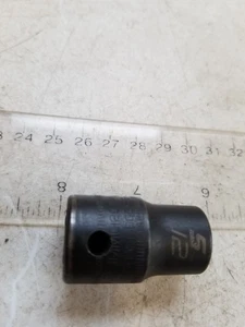 SNAP-ON IMML120 USA 1/2 Inch Drive 6 Point 12mm Shallow Impact Socket - Picture 1 of 3