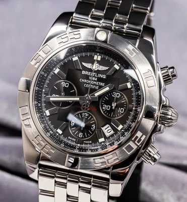 Breitling Chronomat 44 B01 Tungsten $9K MSRP Chronograph Automatic AB011011/M524 - Image 1 of 4