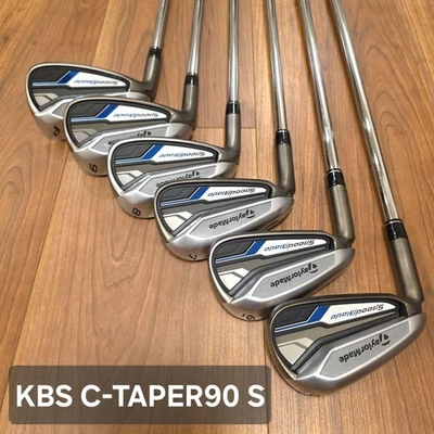 TaylorMade SpeedBlade Iron Set 6pcs 5-PW KBS C-Taper 90 Steel Flex S Left-Handed - Image 1 of 4