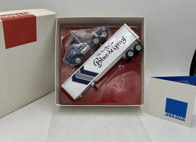 Blue & Gray Truck Lines Winross 1:64 Diecast Freight Truck Made in USA Vintage - Image 1 of 4