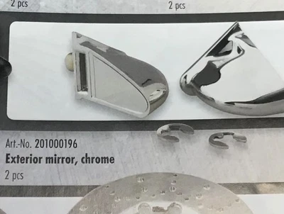 RC Body Wing Mirror Set, 1/10 Scale Accessory, Ansmann 201000196 - Image 1 of 3