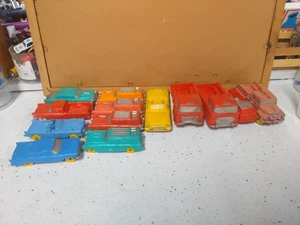Vintage Lot 13 Auburn Rubber Firetrucks Police, Cars Station wagons 1950’s 60s - Bild 1 von 20