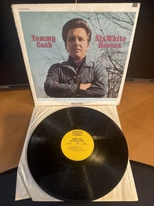 Tommy Cash - Six White Horses 1970 USA Orig. Vinyl LP B6 VG - Picture 1 of 2