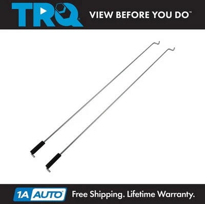 TRQ Tailgate Latch Rod Pair of 2 for Chevy GMC Pickup C/K Series C1500 K1500 New - Imagem 1 de 3