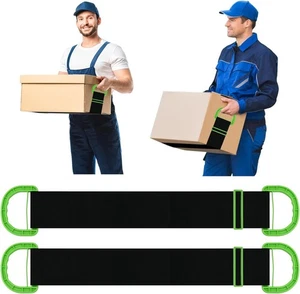 Paquete de 2 correas móviles de elevación ajustables, correas ultra duraderas y resistentes - Imagen 1 de 6