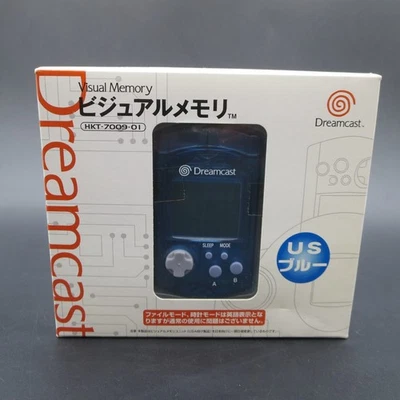 Sega Dreamcast Visual Memory Unit US Blue VMU HKT 7000 Official Boxed - Image 1 of 4