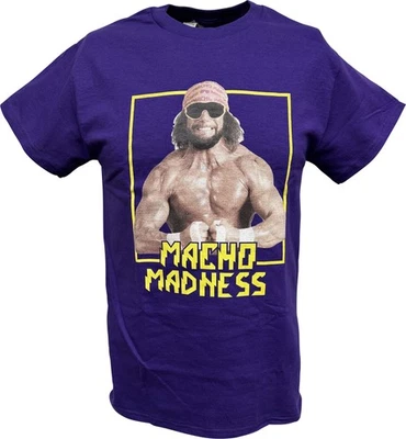 Macho Man Randy Savage Purple Madness Mens T-shirt - Image 1 of 4