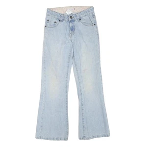 LEVI'S 517 Bootcut Mädchen Jeans Blau Regular Denim Light W26 L26 Reißverschluss - Bild 1 von 6