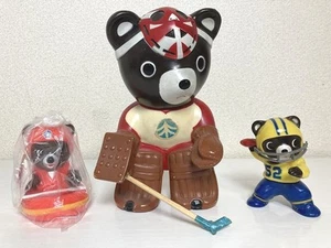 Taku chan 3 piece ice hockey keeper 22cm American football boat piggy bank soft - Picture 1 of 10