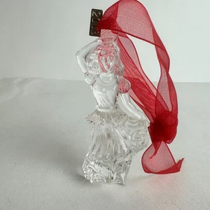 Waterford Crystal Ornament 2003 Dancing Lady Twelve Days of Christmas - Picture 1 of 3