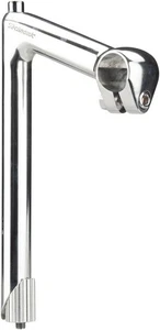 Nitto Technomic Stem - 120mm, 26 Clamp, -18, 22.2-24tpi Quill, Aluminum, Silver - Picture 1 of 1