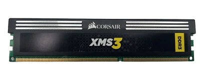 Corsair XMS3 4GB (1x4GB) RAM PC3-10600 DDR3-1333 SDRAM CMX8GX3M2A1333C9 - Image 1 of 2