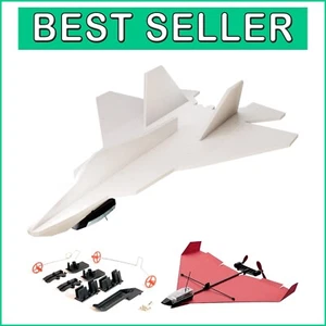 Transformative DIY F-22 Raptor Foam Jet Kit - Ideal STEM Project for All Ages - Picture 1 of 9