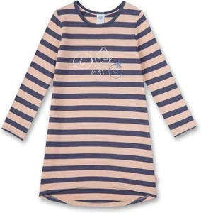 Sanetta 23301 Schlafanzug Schlafshirt Nachthemd Sleepshirt gestreift Smiley - Bild 1 von 1