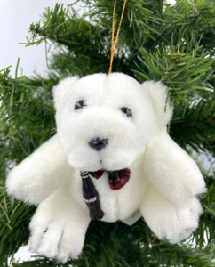 Official Coca Cola Christmas Ornament Plush Polar Bear 1996 PA-4927 - Scarce! - Picture 1 of 5