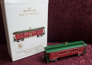 Hallmark Keepsake Ornament Lionel Nutcracker Route Baggage Coach metal train car - Picture 1 of 6