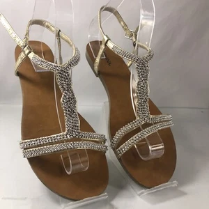 Merona ladies strap on flats size 7 - Picture 1 of 8