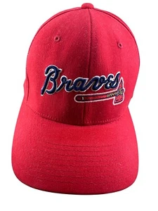 Atlanta Braves Baseball Cap Hat Golf Nike Flex Fit Genuine Embroidered Vintage - Picture 1 of 8
