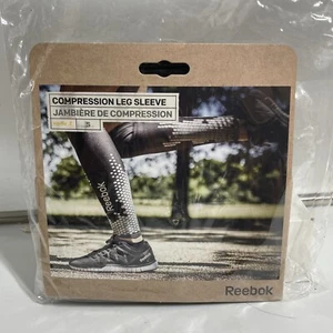 Reebok Compression Leg Sleeve Pair - Size Small - SAME DAY SHIPPING!! - Picture 1 of 2