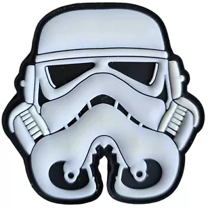 PARCHE GANCHO TÁCTICO GOMA PVC 3D PELÍCULA STAR WARS WHITE STORM TROOPER BRILLA - Imagen 1 de 3