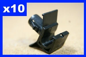 10 clips de cable de enrutamiento de tubo de freno de señal de plástico 6 mm negro sujetador ancho - Imagen 1 de 6