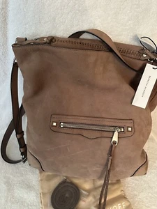 Borsa a tracolla Rebecca Minkoff Regan in pelle hobo visone nuova con etichette prezzo consigliato dal produttore $345 - Foto 1 di 7