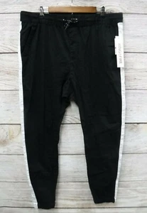 Ring of Fire Jogger Mens Size Small Black & White Elan Flex Fit Twill Skinny New - Picture 1 of 3