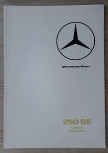 Mercedes-Benz 250 SE Coupe/Cabriolet Brochure 1966 - Picture 1 of 4
