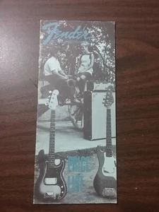 1968 VINTAGE FENDER MUSICAL INSTRUMENTS PRICE LIST - Picture 1 of 5