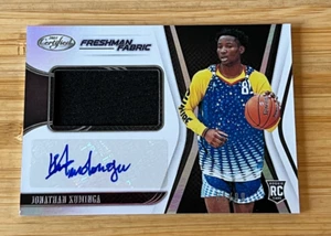 2021-22 Chronicles Draft Picks Jonathan Kuminga Freshman Fabric Rookie Auto /99 - Picture 1 of 3