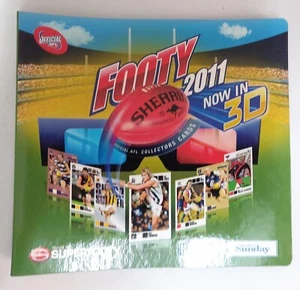 AFL: Footy 2011 Collector's Cards Set -  incl Folder, 24 Cards, 2x 3D glasses - Picture 1 of 4