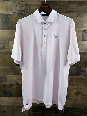 Greyson Golf Polo Shirt Pink Stripes Soft Touch XL Foto 1 de 4