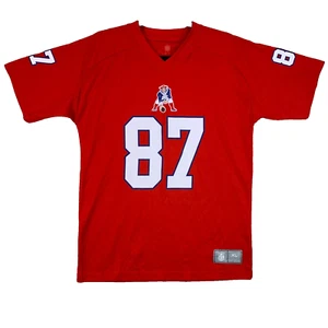 Unbranded Juniors NFL Gronkowski 87 Red Football Jersey Boy's Size XL - Picture 1 of 17