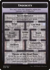 The Initiative // Undercity Token Battle for Baldur's Gate CLB MTG Magic - Picture 1 of 2