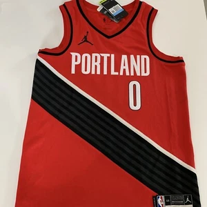 Damian Lillard Trail Blazers MEDIUM Nike Jordan 2021 Statement Swingman Jersey - Picture 1 of 9