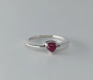 925 Sterling Silver Ruby Gemstone Ring For Women And Girls - Picture 1 of 4