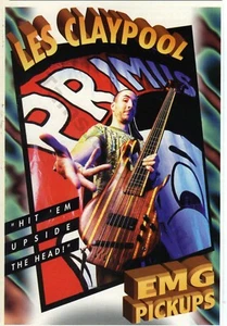1994 EMG Pickups Les Claypool Primus Great Old PRINT AD Wall Decor Idea! (3110) - Picture 1 of 1