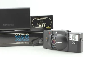 【Top MINT w/BOX】 Olympus XA2 Black 35mm Point & Shoot Film Camera A11 From JAPAN - Picture 1 of 11