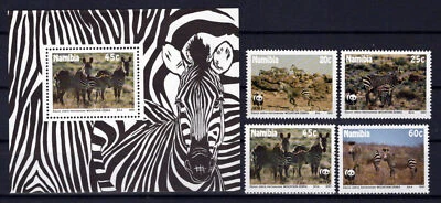 Namibia SWA 694-697 MNH Cebra de Montaña Animales de Vida Silvestre ZAYIX 0424S0149 Foto 1 de 3