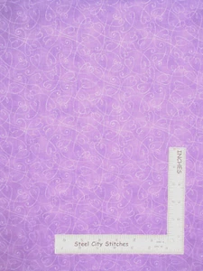 Purple Swirl Hearts Love Valentine Blender Cotton Fabric Traditions By The Yard - Picture 1 of 1