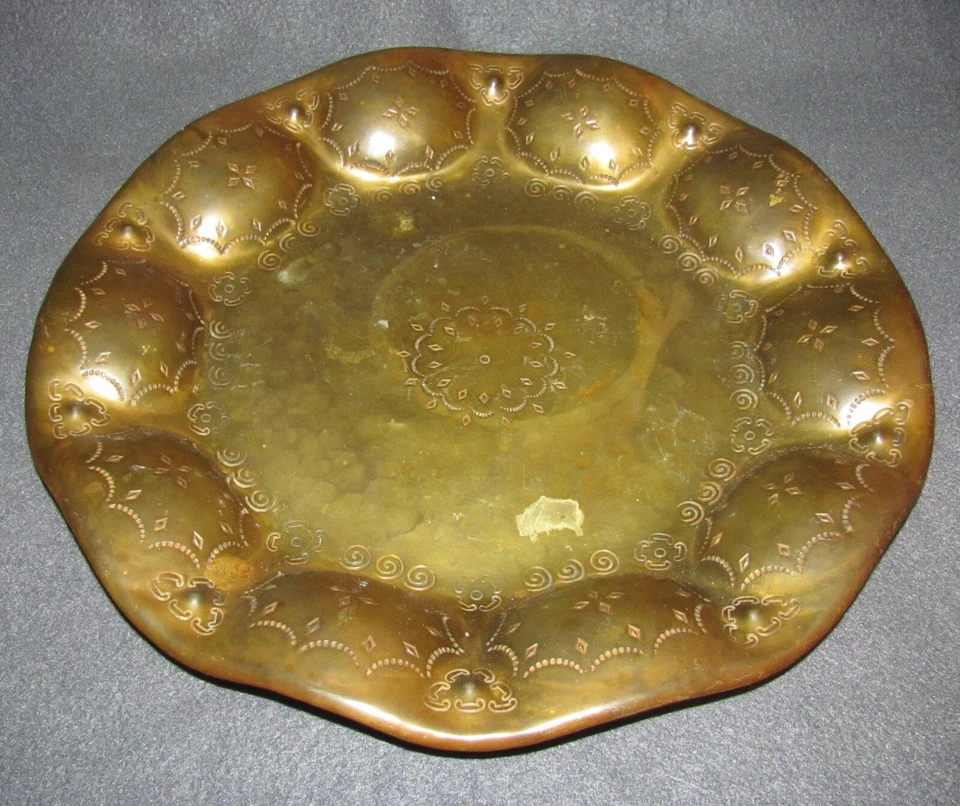 Art Deco Messing Tablett KBL Handarbeit - Bild 1 von 1