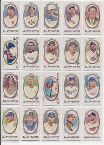  2017 TOPPS ALLEN & GINTER MINI SINGLES YOU PICK COMPLETE YOUR SET #1-350 SP RC