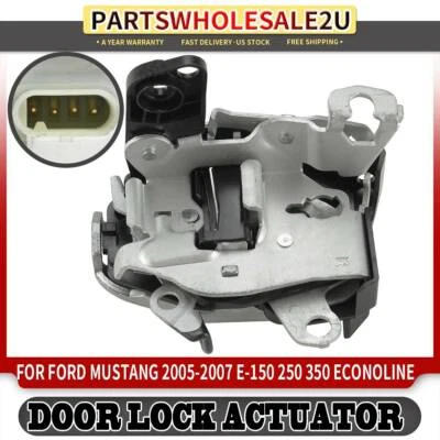 Actuador de bloqueo de puerta del conductor izquierdo para Ford E150 E250 E350 Econoline Mustang 92-95 Foto 1 de 4