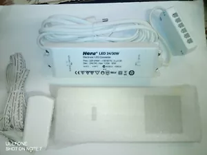 Hera Slim-Pad Unterschrank 3 LED Licht & Trafo Set Edelstahl & IR Schalter - Bild 1 von 7