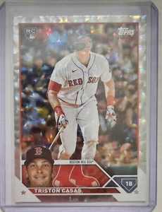 Triston Casas RC 2023 Topps Series 1 Silver Pattern Foilboard Parallel SuperBox - Bild 1 von 13