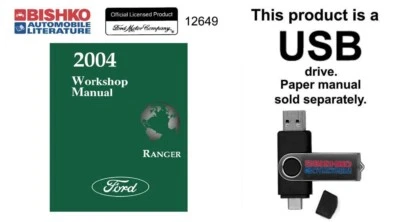 2004 Ford Truck Ranger Shop Service Repair Manual USB - Image 1 of 3