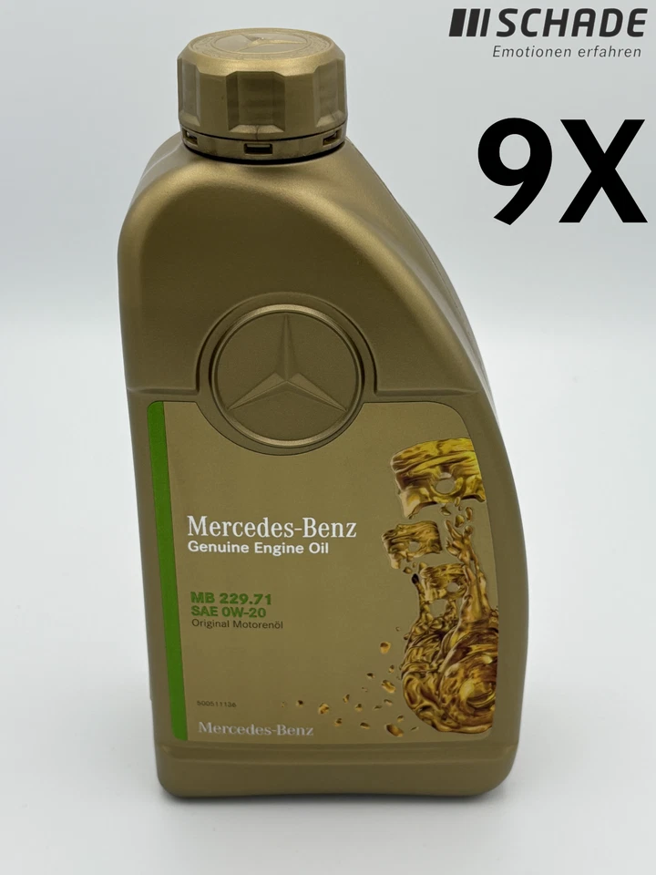 Aceite de motor sintético original Mercedes-Benz Premium para turismos 9 litros MB 229.71 - Low SPA