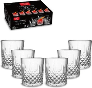 ARCA Set di 6 Bicchieri Old Fashioned Vetro, Cocktail, 33 cl (Americano) Negroni - Imagen 1 de 1